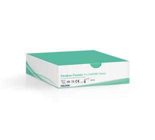 Hologic Panther Fusion® Flu A/B/RSV Assay in white background
